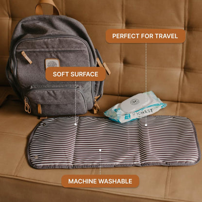 Parker Baby Portable Changing Pad for Diapers | Large & Travel-Friendly Baby Diapers Changing Pad |
