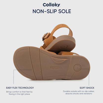 Toddler Girls Fisherman Buckle Sandals - Comfortable Summer Sandals with Closed Toe & Adjustable