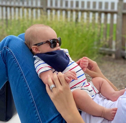 DiaperSquad's Baby Bibs for Drooling and Teething, Bibs for Boys, Baby Girl - Solid Cotton Baby