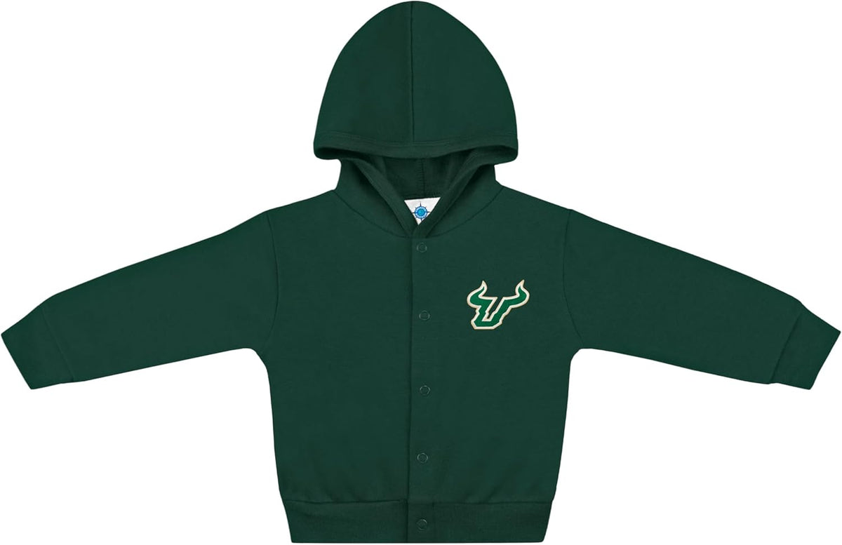 Creative Knitwear College Baby Snap Hooded Jacket - Team Logo, Multiple Colors, for Boys & Girls