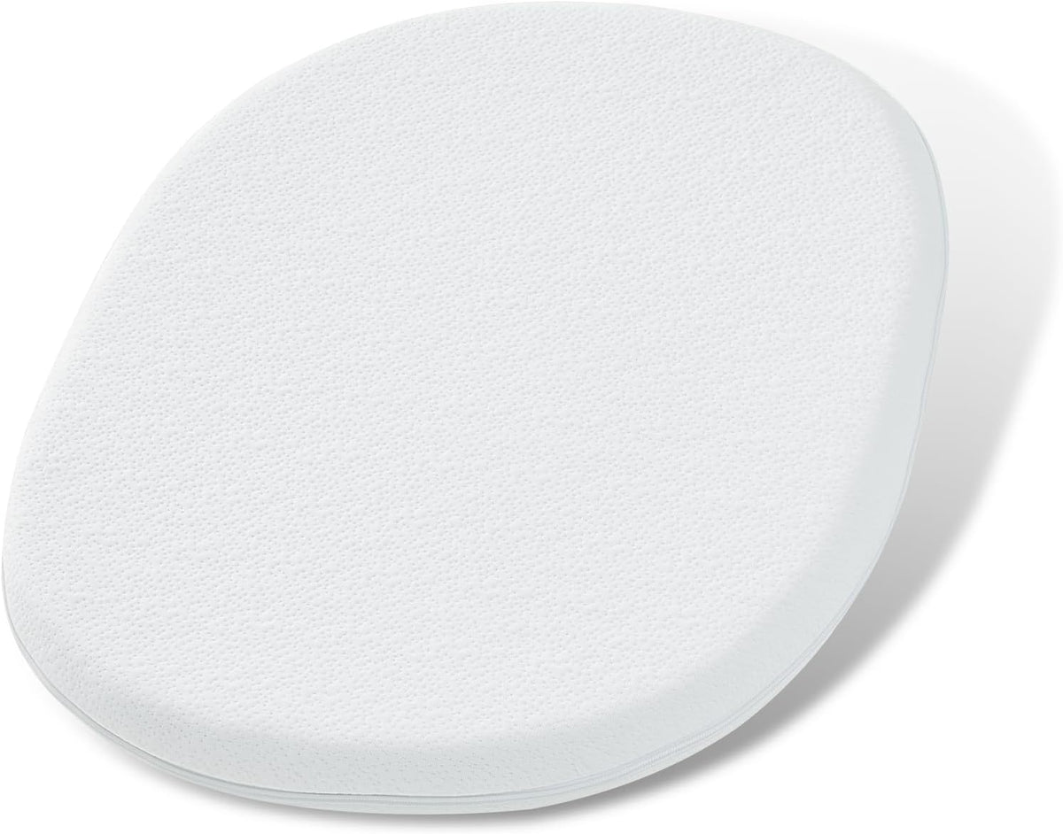 NeoBorn Baby Bassinet Mattress Pad, 24" x 20.8" Dual Sided Comfort Gel Memory Foam Mattress with
