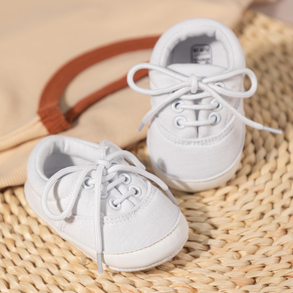 Morbido Infant Baby Boys Girls Canvas Sneaker Toddler Slip On Anti Skid Newborn First Walkers Candy