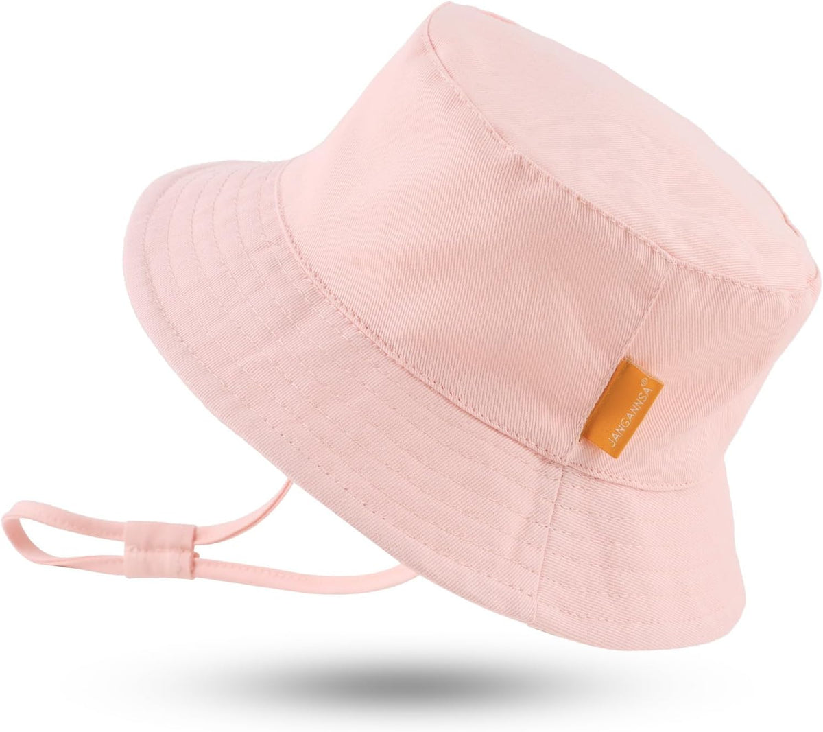 JANGANNSA Cotton Baby Sun Hat Infant Toddler Boys Girls Bucket Hats Summer Sun Protection Kids