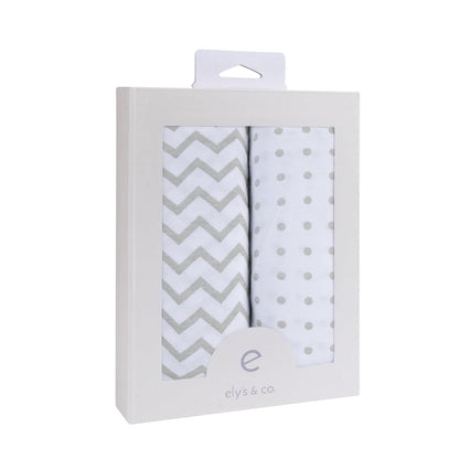 Changing Pad Cover 2 Pack - Baby Changing Pad Cover with 100% Jersey Cotton - Changing Pad Covers