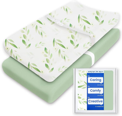 Changing Pad Cover for Girls Boys, TotBasic Premium Soft Boho Changing Table Covers, Stretchy