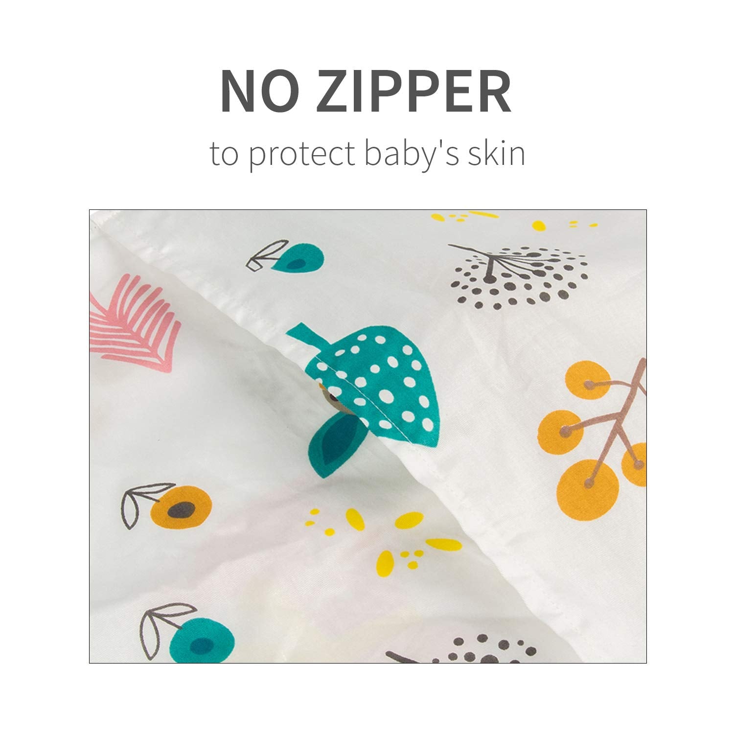 ALVABABY Toddler Pillowcases 2 Pack Organic Cotton Kids Pillow Cover Fit 13"x 18" or 14"x19"