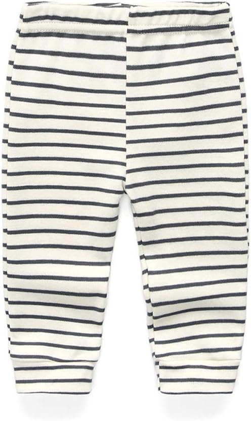 Unisex Newborn Baby Cotton 4-Pack Pants Embroidery Pringting Casual Leggings 0-24 Months for Boys