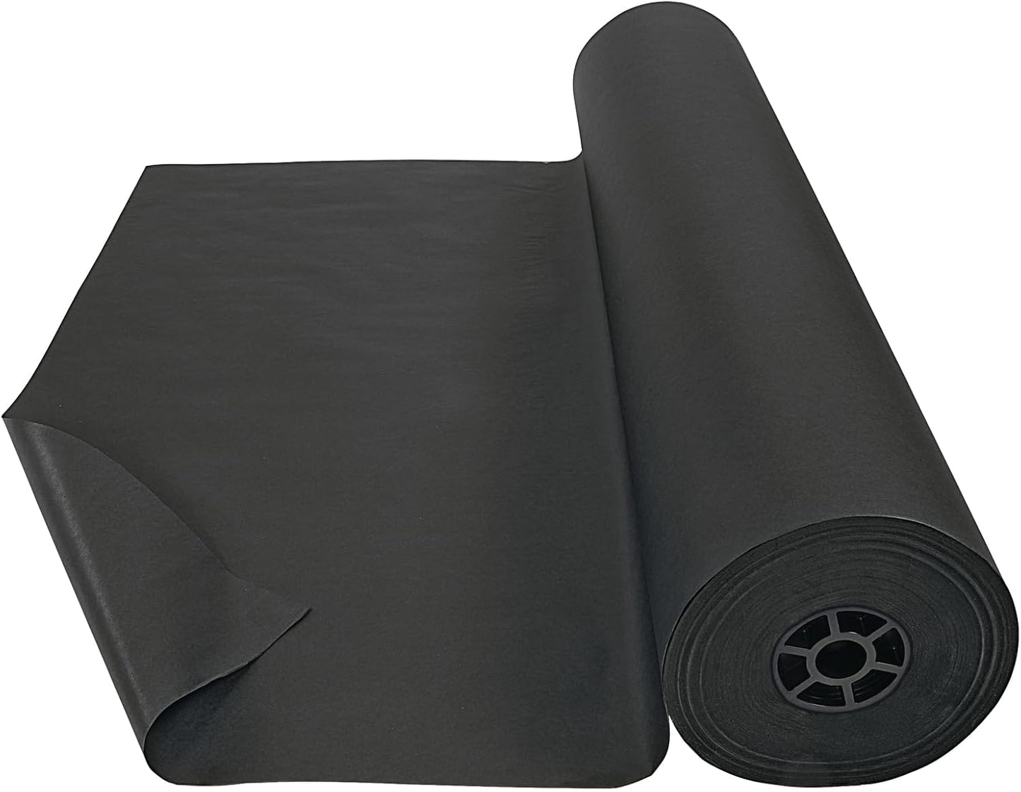 Colorations Dual Surface Paper Roll Classroom Supplies for Arts and Crafts Black (36" x 1000')