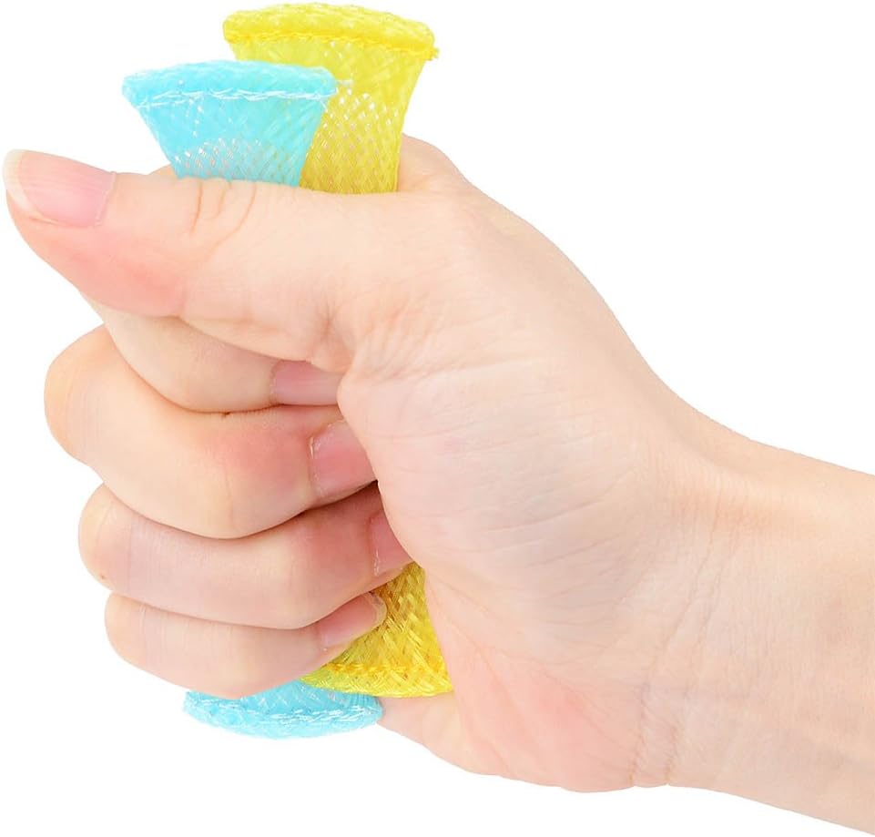 FIDGET TOYS(Package of 10, 5 colors) Stress Relieve toy, Focus Enhance, Soothing Marble Fidgets for