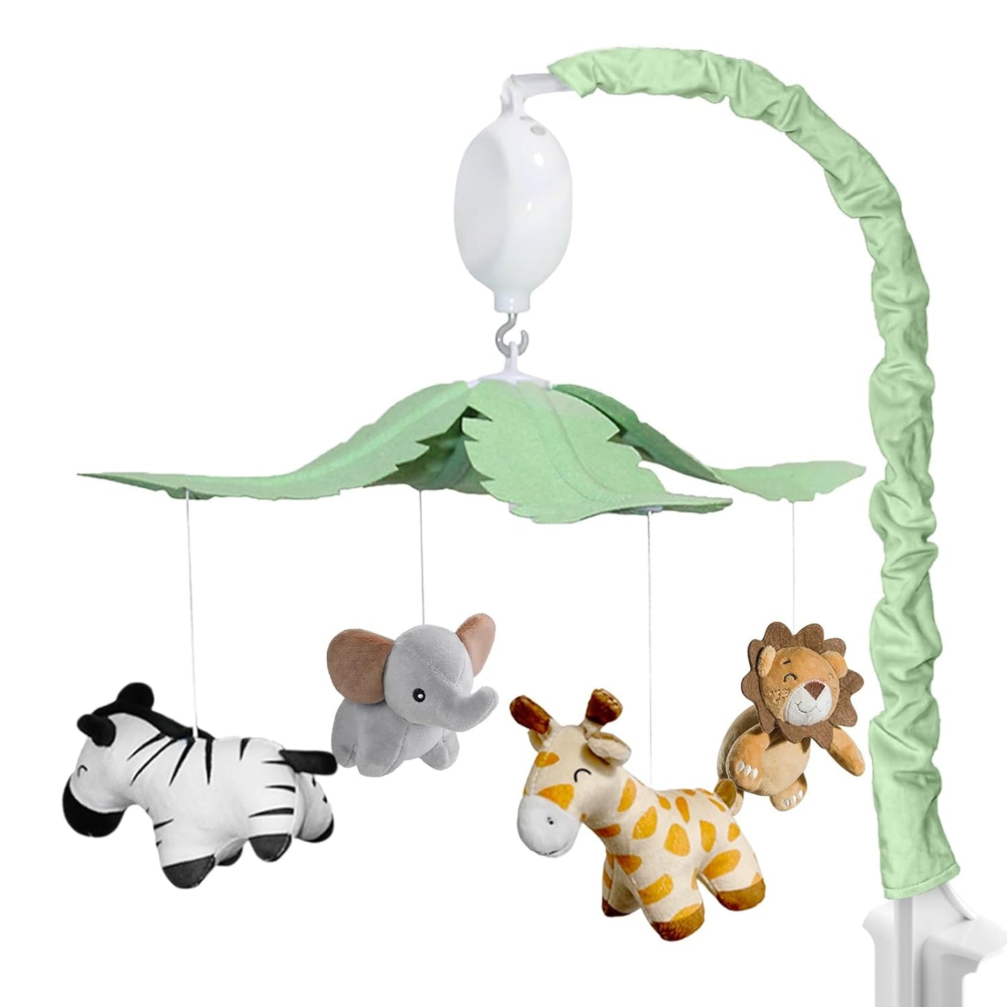 Feisike Jungle Safari Baby Crib Mobile with 35 Soothing Lullabies & 3 Modes - Adjustable Nursery