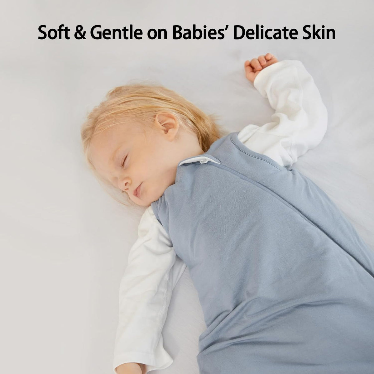 BubblePanda Rayon Made from Bamboo Sleep Sack 6-12 Months 0.5 Tog Soft Lightweight Toddler Sleep