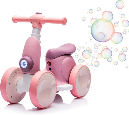 6V Electric Baby Balance Bike for 1 Year Old Boys Girls Ride on Toys 12-48 Months Toddler Balance