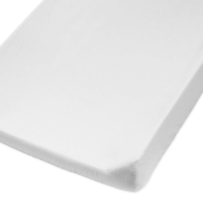 HonestBaby unisex baby Organic Cotton Changing Pad Cover and Toddler Sleepers, Bright White, One