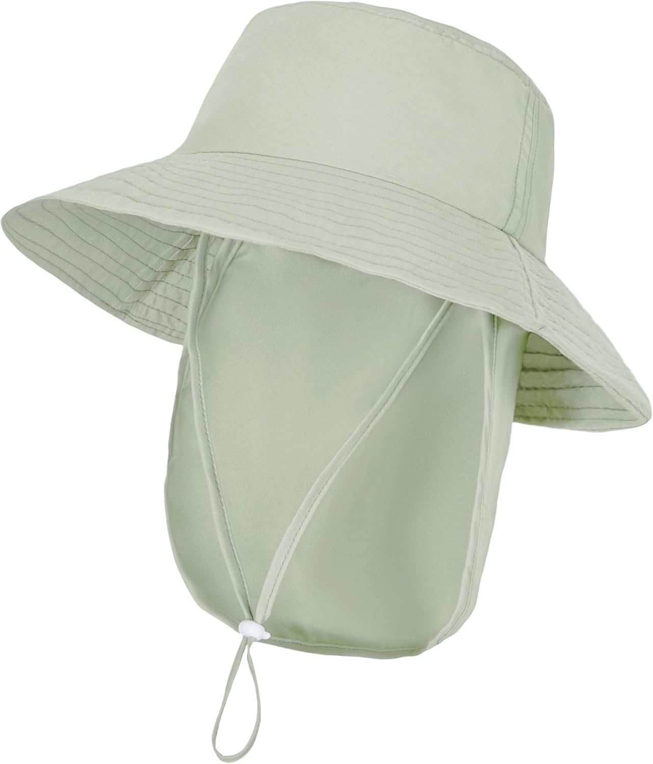 Baby Sun Hat Toddler Bucket Hats with Removable Neck Flap for Boys Girls Kids with Wide Brim Summer