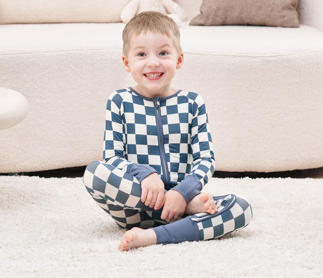 Baby Viscose from Bamboo Pajamas - Infant Boys Girls Footless Zippy Pjs Sleep 'N Play Clothes - One