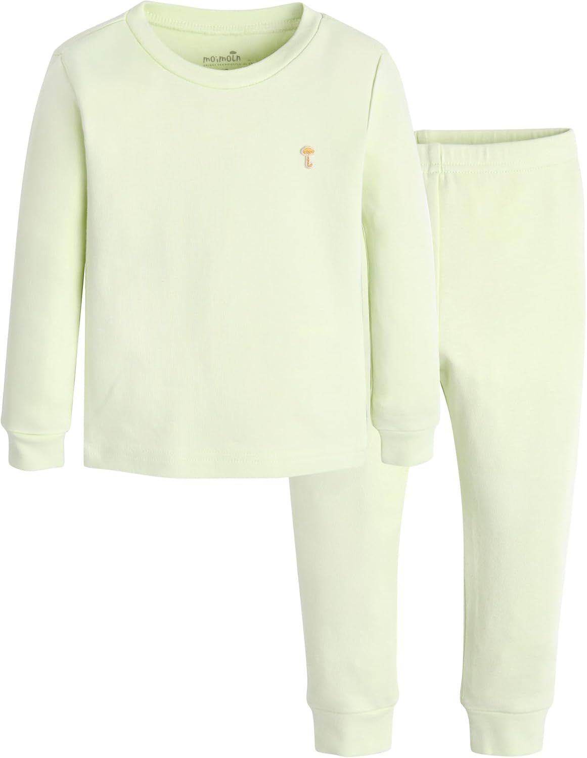 moimoln 6M-8Y Modal Cotton Solid Soft Breathable Baby Toddler Boys Girls Snug fit Pjs Long Sleeve