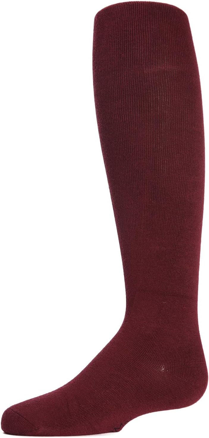 MeMoi Soft Pima Cotton Tights for Girls, Soft and Lightweight Opaque Tights for girls - Sizes 8 to