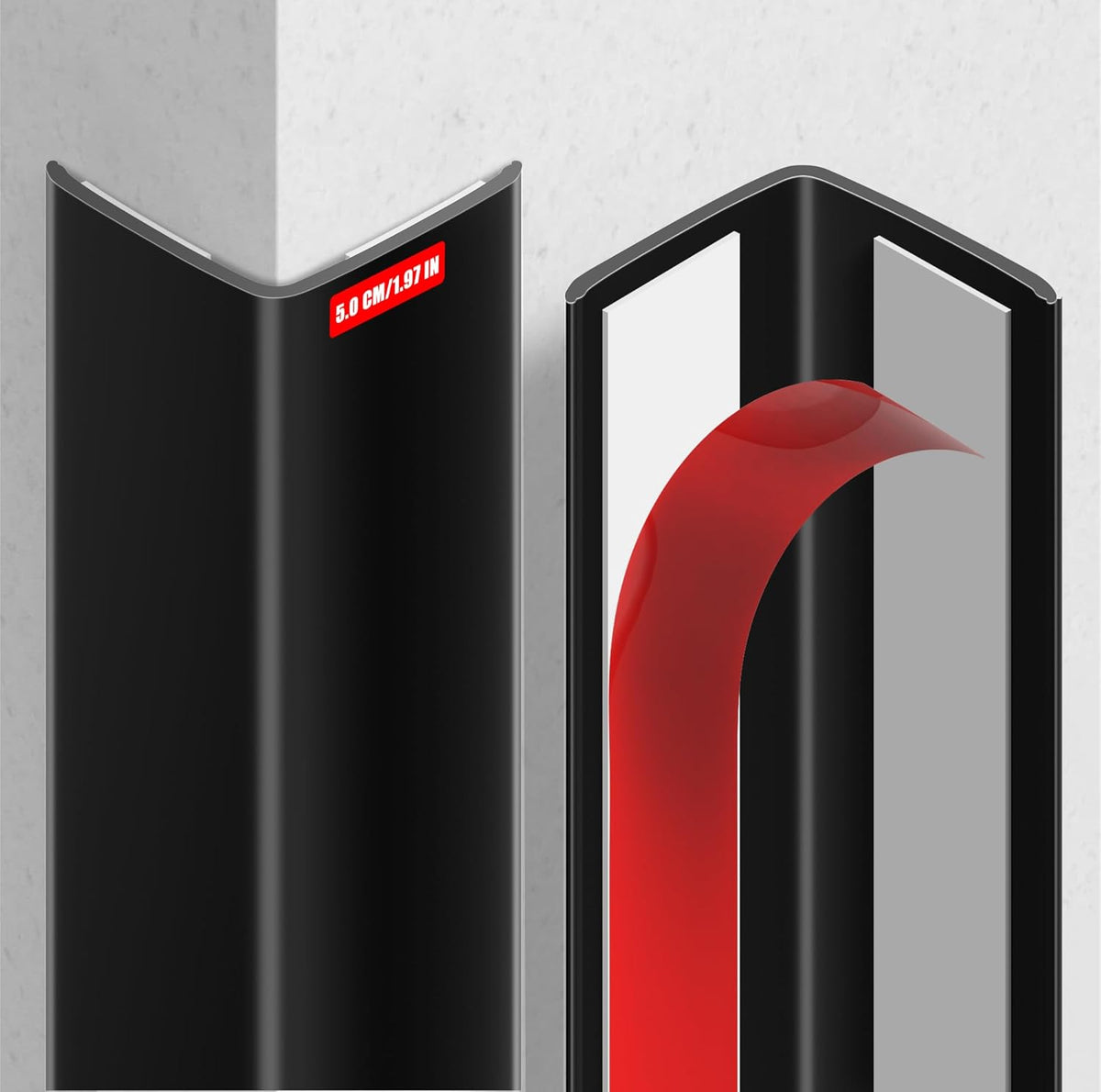 MONOID Wall Corner Protector, 2 PCS Furniture Edge Protection, PC Anti-Bump Guards Avoid Scratching