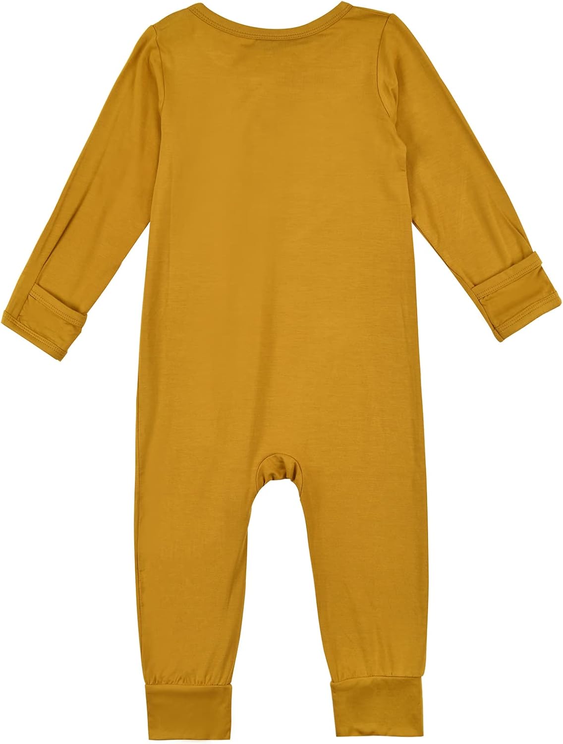 Aablexema Baby Footless Pajamas Zipper with Mitten, Rayon from Bamboo, Infant Long Sleeve Romper Pjs