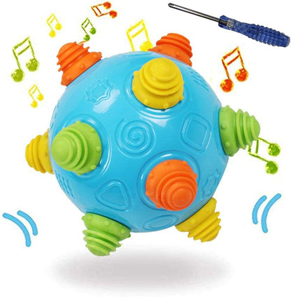 Toddler's Music Dancing Shake Ball - Move, Crawl, Bounce, Sensory Learning for Kids and Babies, Fun