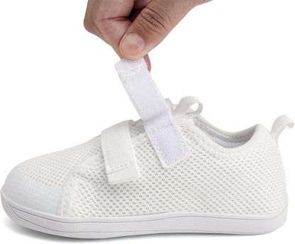WateLves Toddler Little Kids Wide Barefoot Shoes The First Walking Shoes Girls Boys Breathable Zero