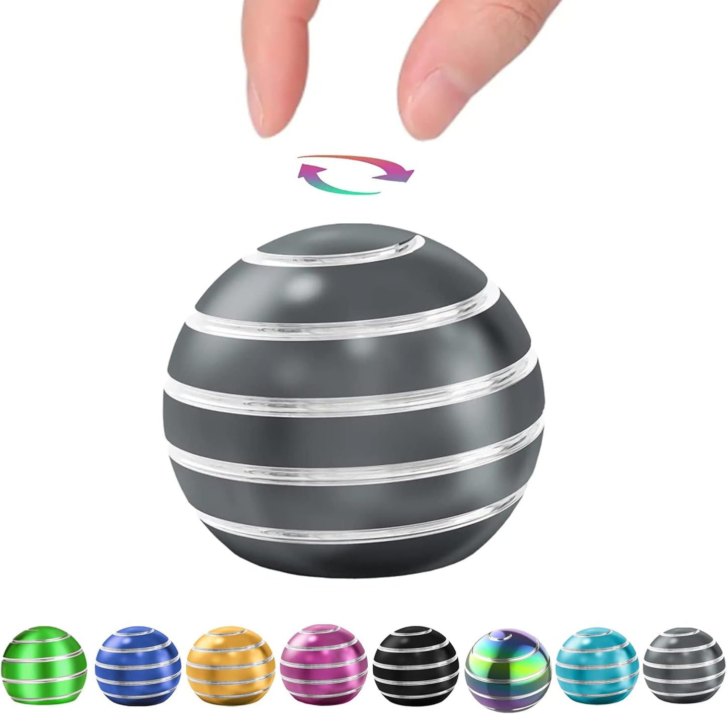 Kinetic Spinning Toys, Desktop Toys for Office for Adults, Cool Fidget Toys and Gadgets, Sensory