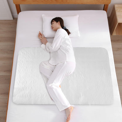 Bamuho Bed Pads for Incontinence Washable with 4 Layers of Protection, Waterproof Bed Pads Large 2