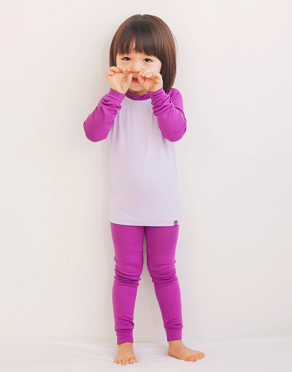 VAENAIT 6M-12Y Toddler Toddler Kids Toddler Girls Boys Soft Comfy Modal Tencel Solid Raglan