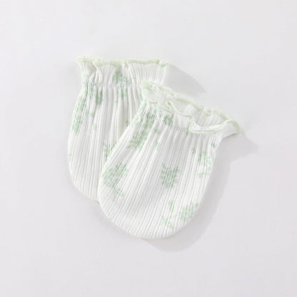 5 Pairs Baby Not Scratch Mittens 0-6 Months New Born Boy Girl Gloves Cute Infant Accessories