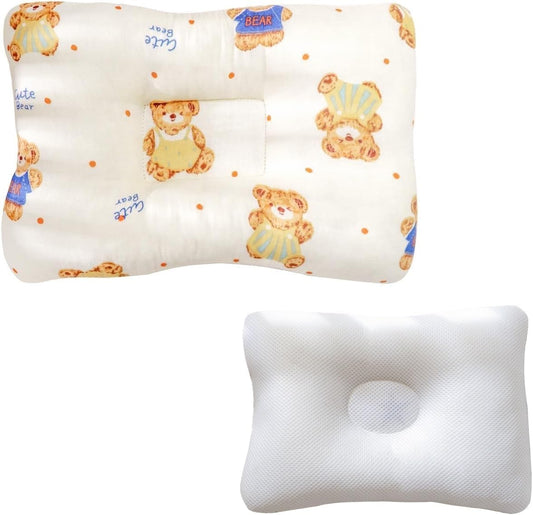 Unisex Pillow 13x9x2, Hypoallergenic Airmesh Breathable Cool 100% Cotton, Control Sweat, Ideal for