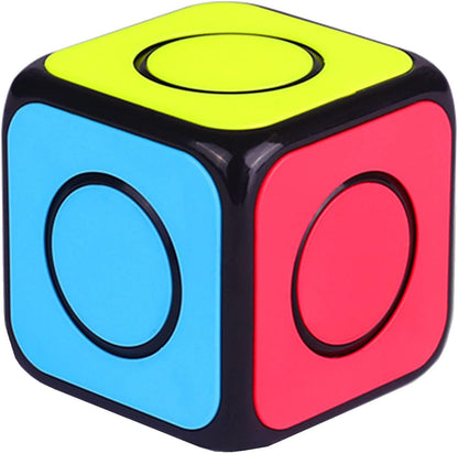 Cuberspeed QY Toys 1x1x1 Speed Cube 02 Black 1x1 Magic Cube Puzzle O2 Cube