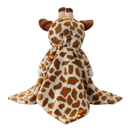 Love By Emi Baby Music Lovey Brown Giraffe, Baby Sleep Soother for Crib & Cuddle Bedtime, White