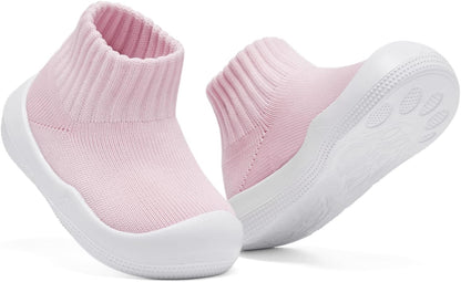 Eashi Baby Boy Girl Non-Skid Indoor Infant Walking Shoes Breathable Warm Elastic Sock Shoes with