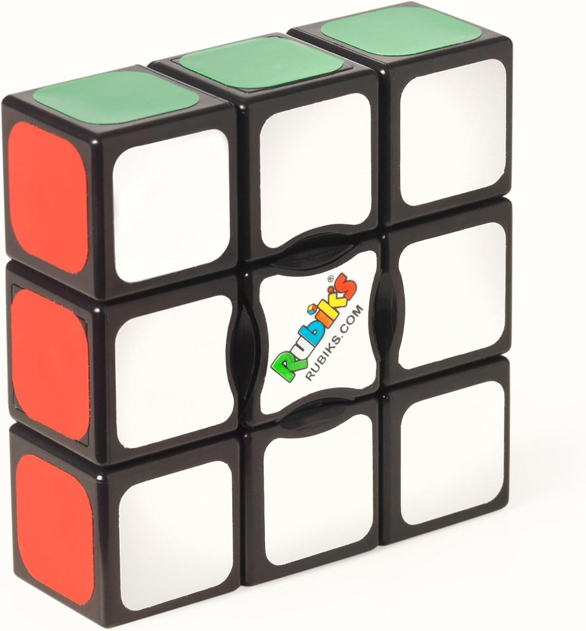 Rubik’s Edge, 3x3x1 Rubik’s Cube for Beginners Single Layer Puzzle Retro Educational Brain Teaser