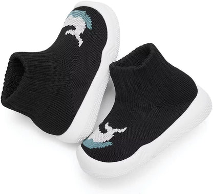 Eashi Baby Boy Girl Non-Skid Indoor Infant Walking Shoes Breathable Warm Elastic Sock Shoes with
