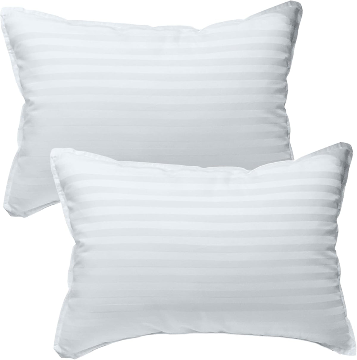 kinder Fluff Children Pillows (2X) - The Only Twin Pillows for Kids 300T Cotton Shell & Down