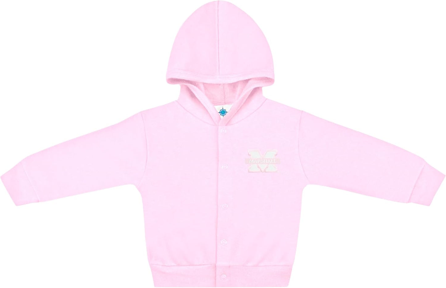 Creative Knitwear College Baby Snap Hooded Jacket - Team Logo, Multiple Colors, for Boys & Girls