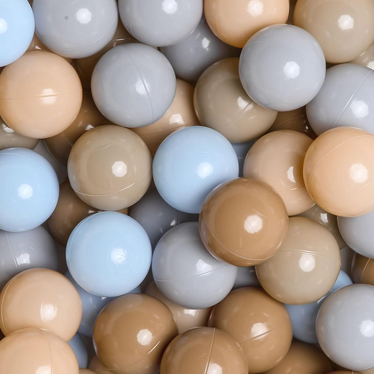 GOGOSO Ball Pits Balls for Toddlers Pack of 50 100 200 Plastics Shape Ball Non-Phthalate Non-BPA