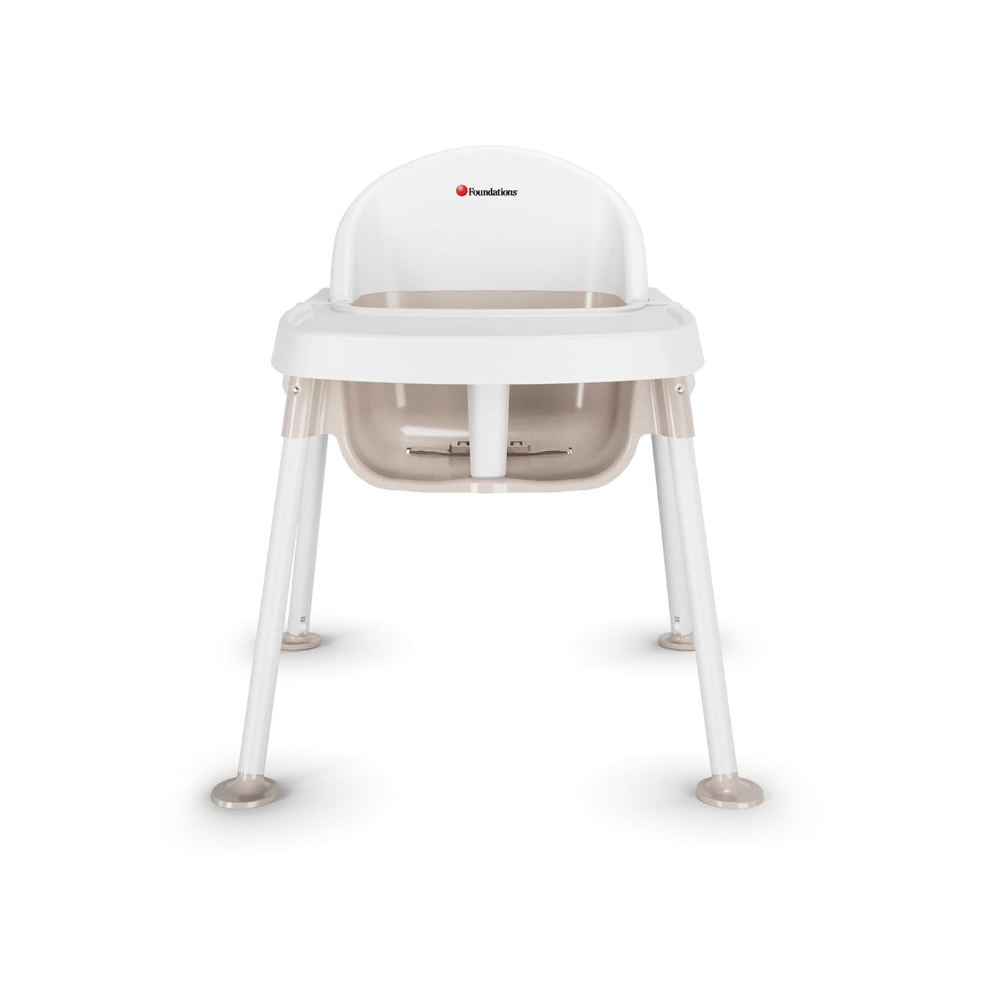 Foundations Secure Sitter 11" Feeding Chair, Stable “No Tip” Feet, 3-Point Adjustable Harness