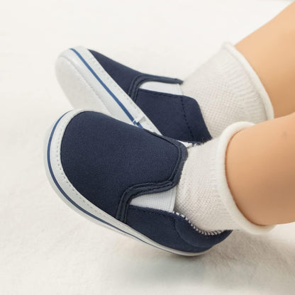 Morbido Infant Baby Boys Girls Canvas Sneaker Toddler Slip On Anti Skid Newborn First Walkers Candy