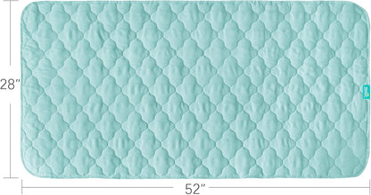 Waterproof Crib Mattress Protector Pad Cover 28" x 52", Anti Slip & Absorbent Waterproof Bed Pads