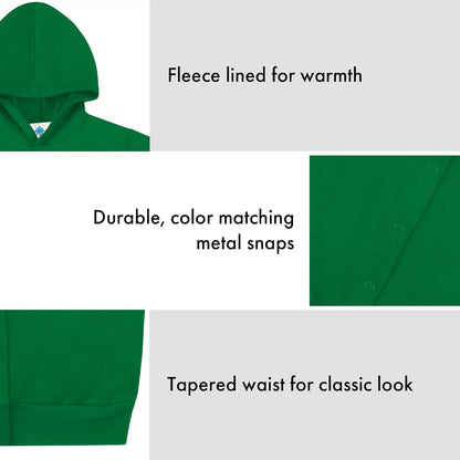 Creative Knitwear College Baby Snap Hooded Jacket - Team Logo, Multiple Colors, for Boys & Girls