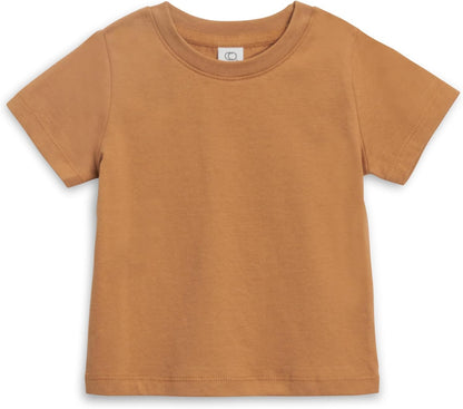 Colored Organics - Organic Cotton Toddler Short Sleeve Shirts - Baby Toddler and Kids Tops - Girls