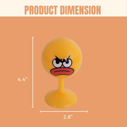 Desktop Punching Bag - 4.41 x 2.76 Inches, Light-Up Stress Relief Toy with Suction Cup Base