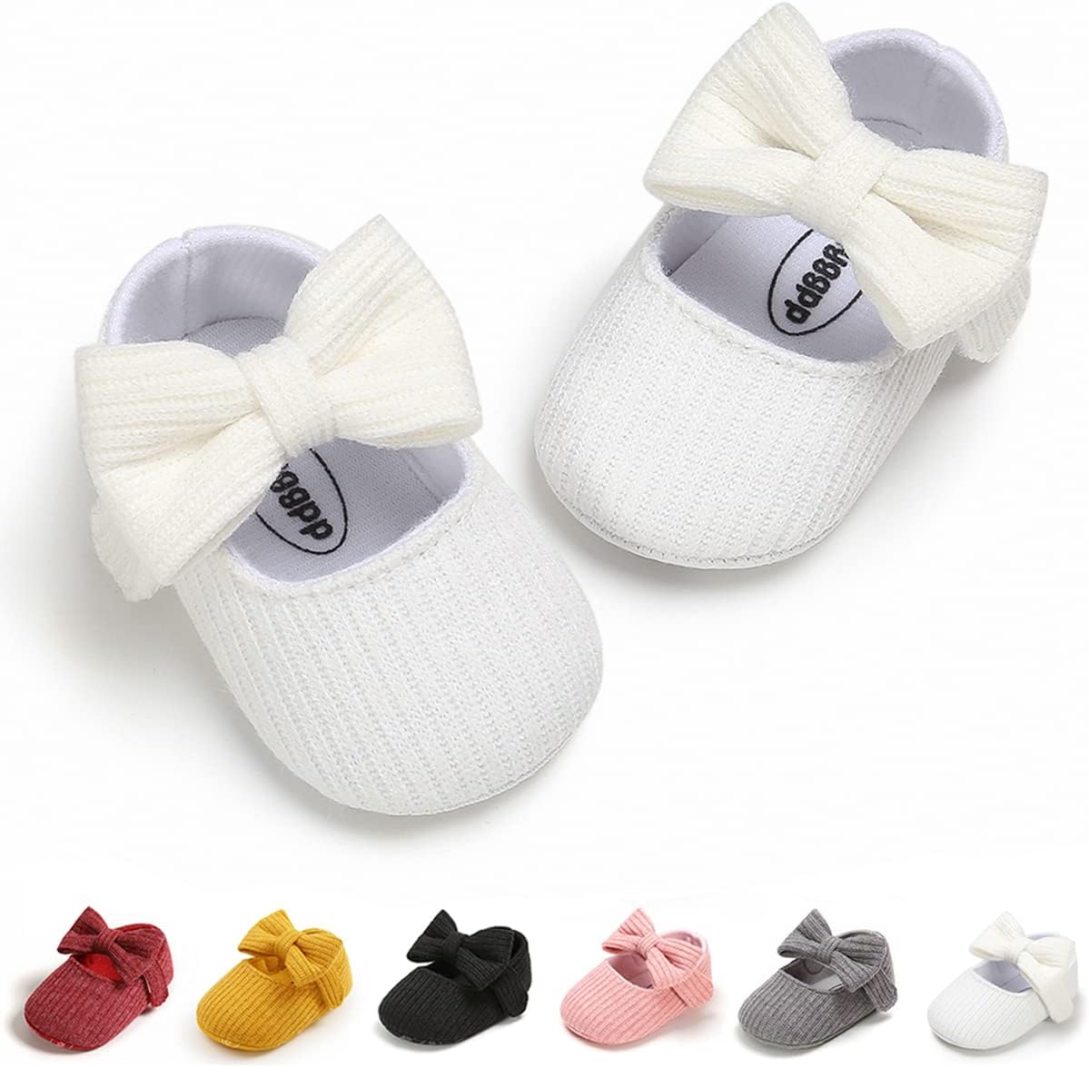 Baby Shoes Mary Jane Flats Non Slip Soft Sole Infant Toddler Sneakers First Walkers Party Christmas