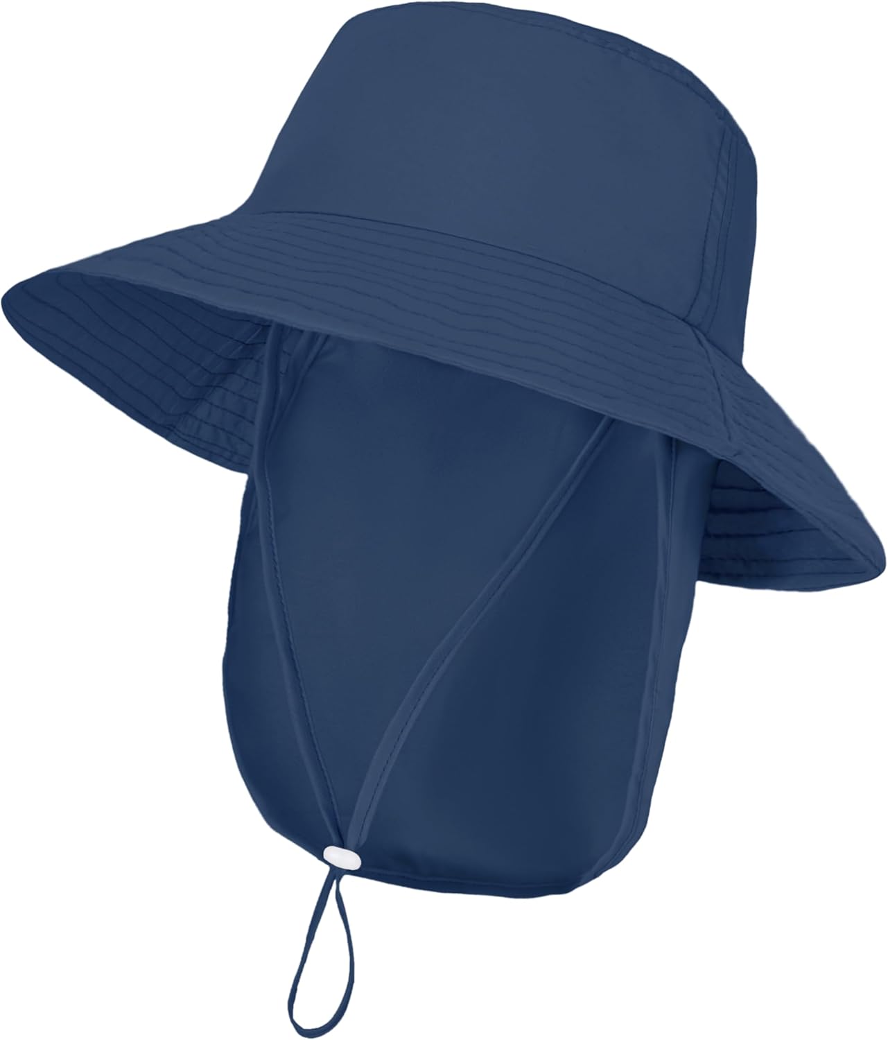Baby Sun Hat Toddler Bucket Hats with Removable Neck Flap for Boys Girls Kids with Wide Brim Summer