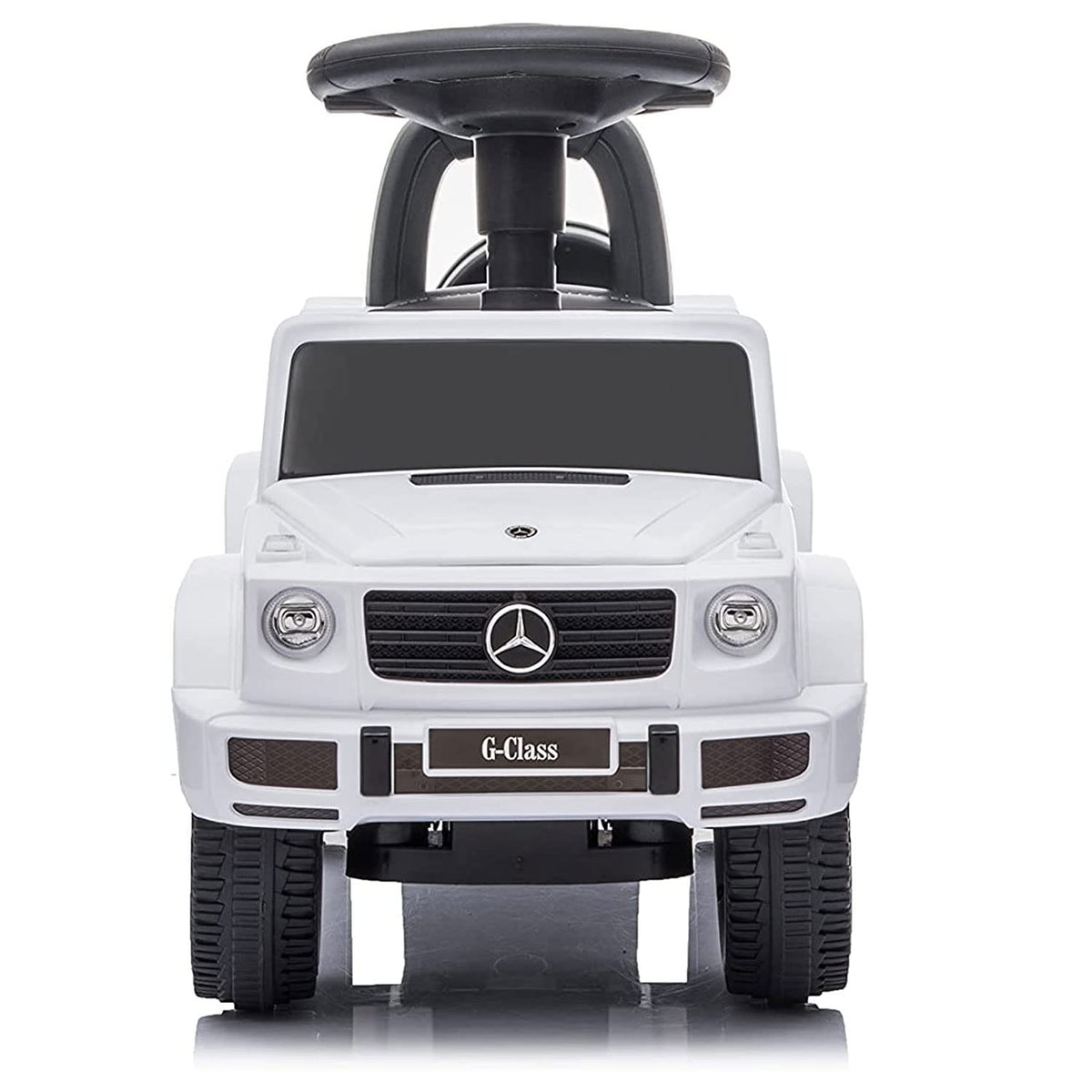 Best Ride On Cars Kids Outdoor Stroller Mercedes G-Wagon Push Car with Working Lights, Horn, and
