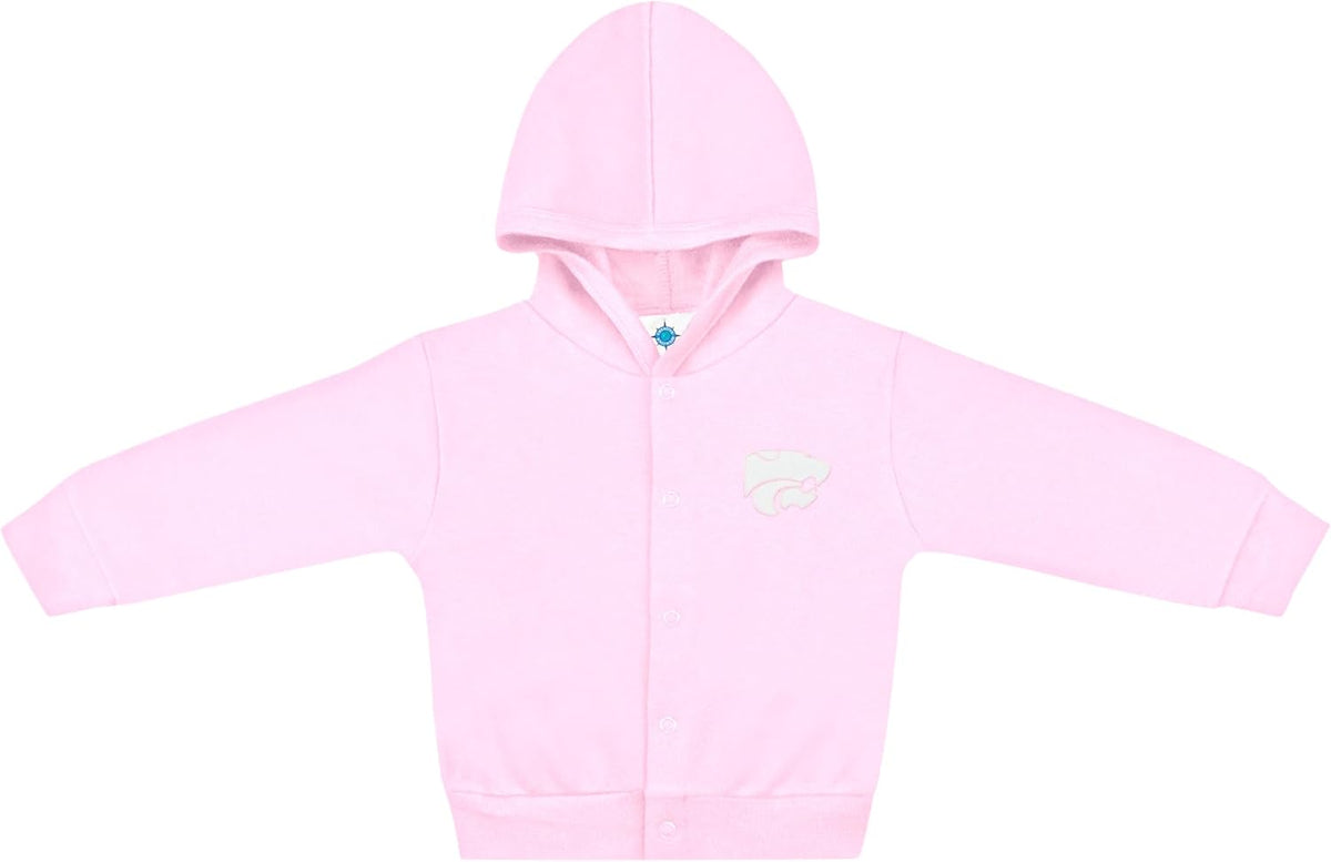 Creative Knitwear College Baby Snap Hooded Jacket - Team Logo, Multiple Colors, for Boys & Girls