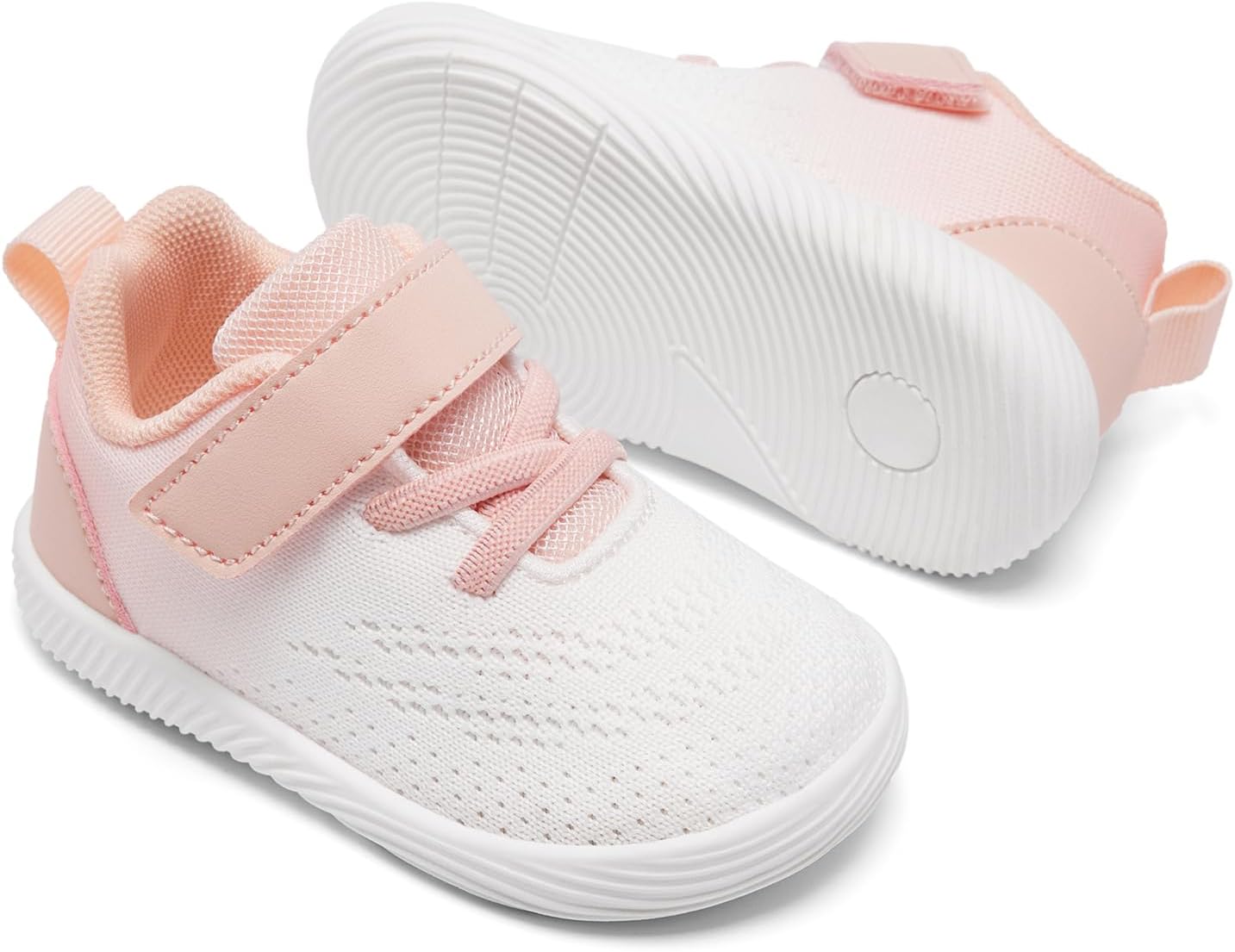 MORENDL Toddler Sneakers Baby Boys & Girls Barefoot Shoes Lightweight Breathable Walking Running
