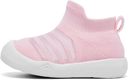 Eashi Baby Boy Girl Non-Skid Indoor Infant Walking Shoes Breathable Warm Elastic Sock Shoes with